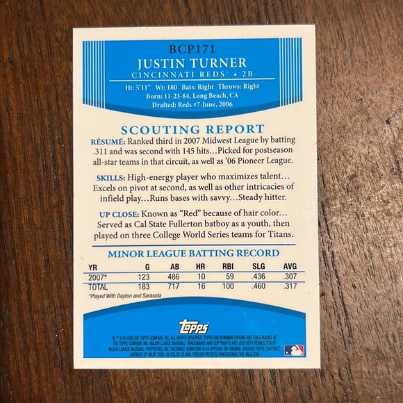 Justin Turner Signed - Picture 2 of 2